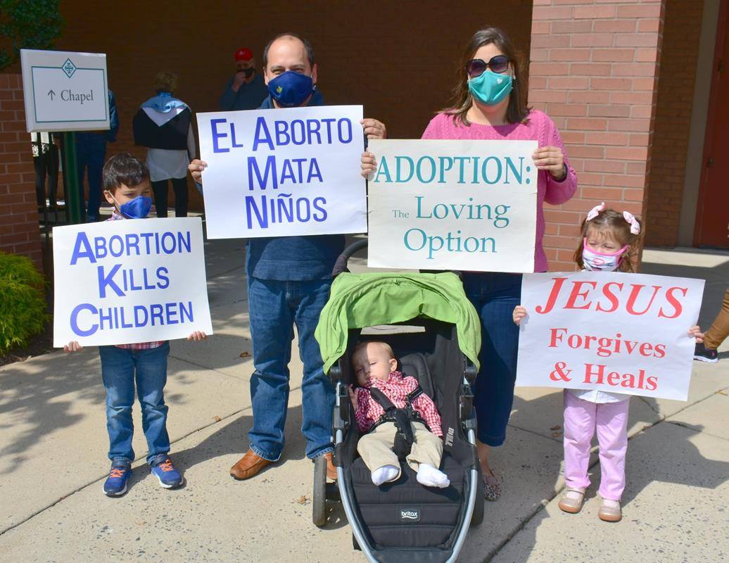 St. Gabriel Church in Charlotte held a Life Chain Oct. 4.