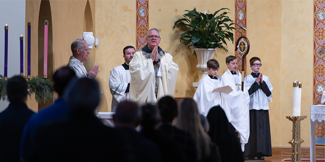 God has a plan for all of us, bishop preaches at Mass