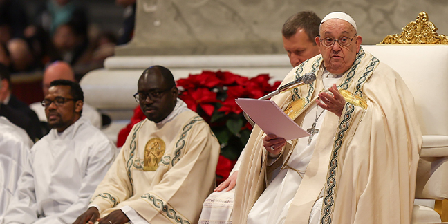 On New Year's, pope calls for real commitment to respect human life